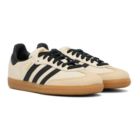Adidas Samba cream white/core black size 8 - Picture 2 of 12